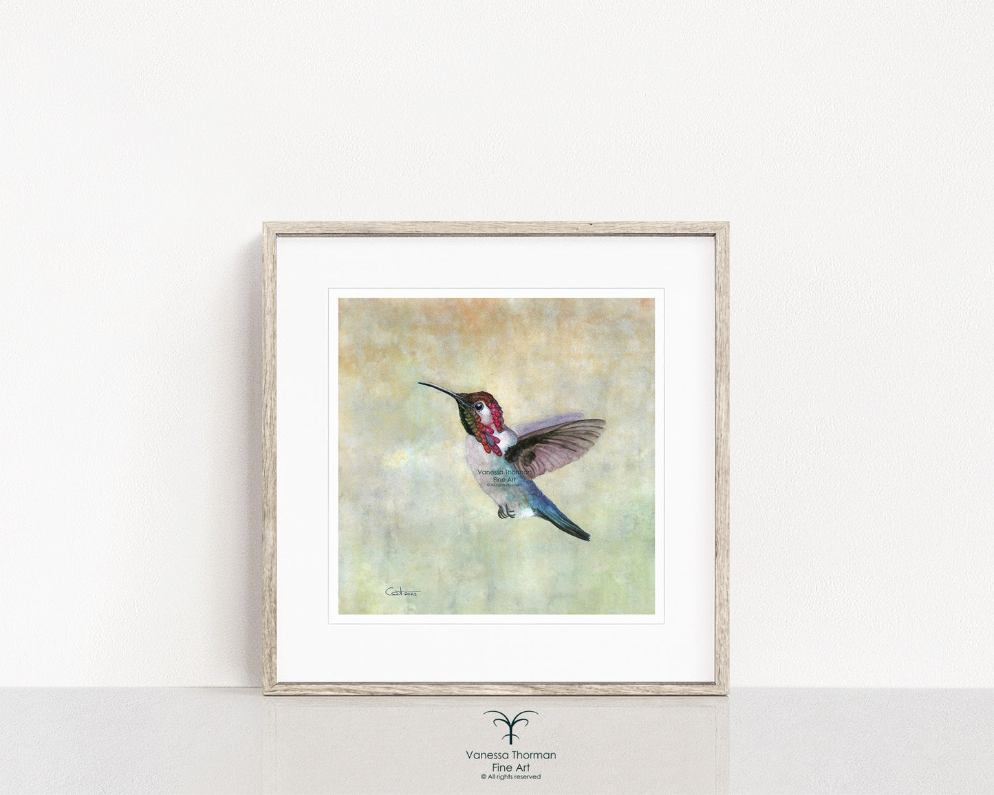 Bee-Hummingbird-watercolor-art-print-1