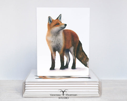 Fox Notecards| Set of 8 Blank Greeting Cards