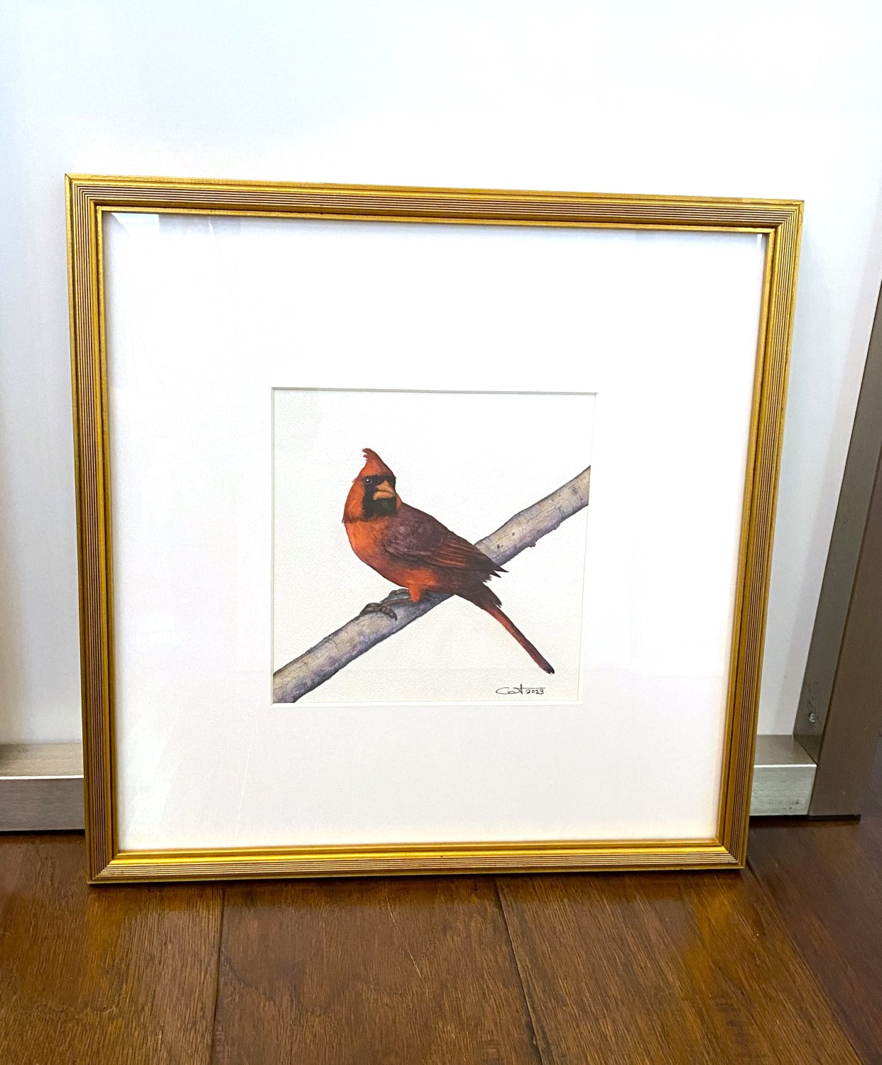 Cardinal | Songbird Original Watercolor Painting