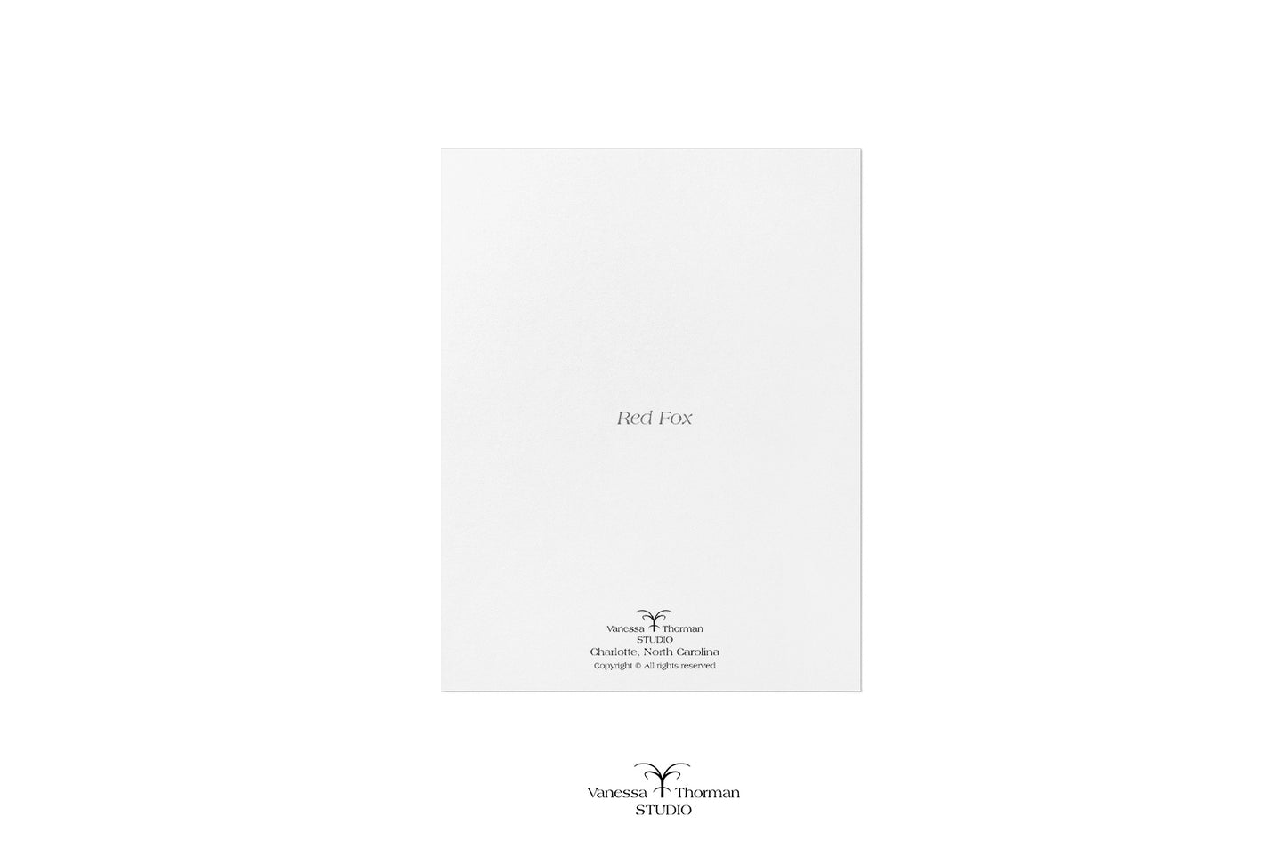 Fox Notecards| Set of 8 Blank Greeting Cards