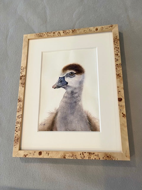 GEORGIE | Egyptian Gosling Original Watercolor Painting