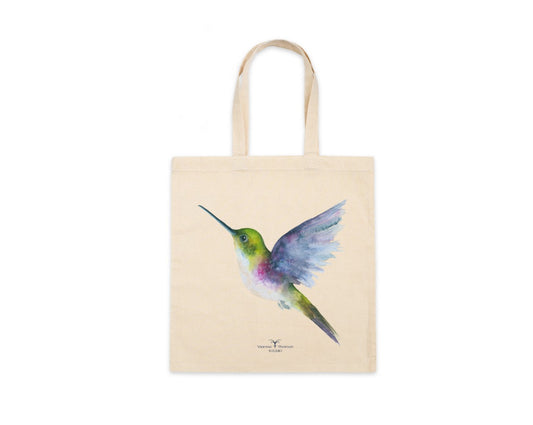 Hummingbird Canvas Tote – Vibrant & Eco-Friendly