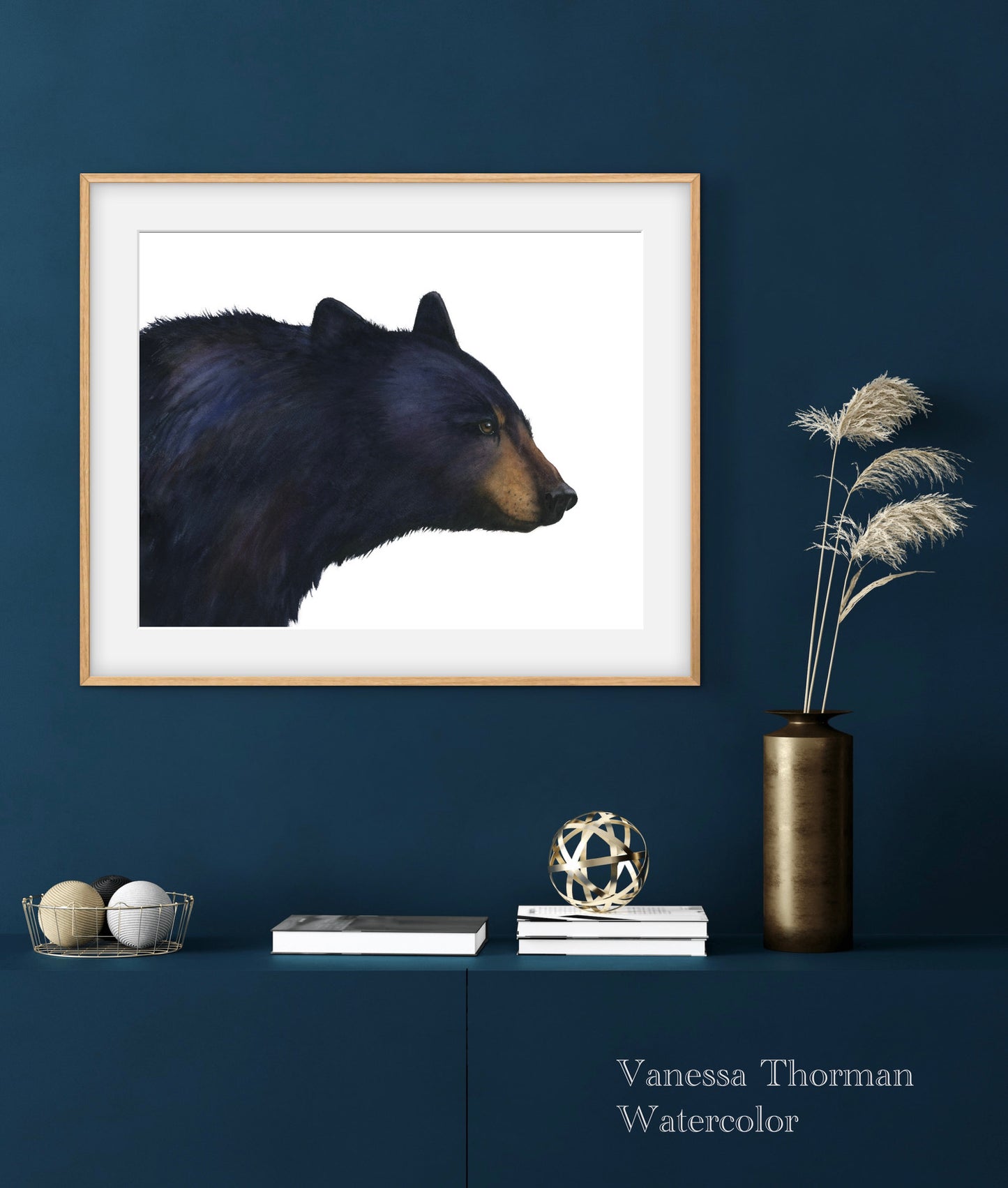 Shenandoah | Black Bear (Yellowstone) Watercolor Fine Art Print