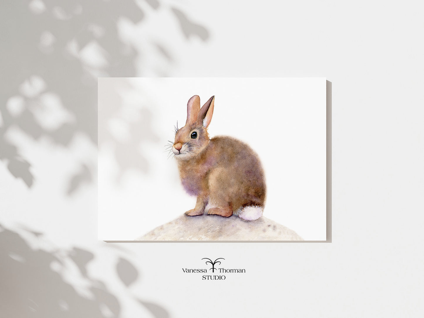 SOME BUNNY TO LOVE | Bunny Watercolor Art Print – Soft & Serene Nursery Animal Illustration – Fine Art Giclée