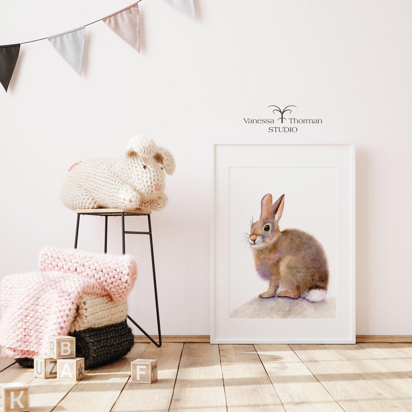 Bunny (Beatrix Potter Style) - Fine Art Print