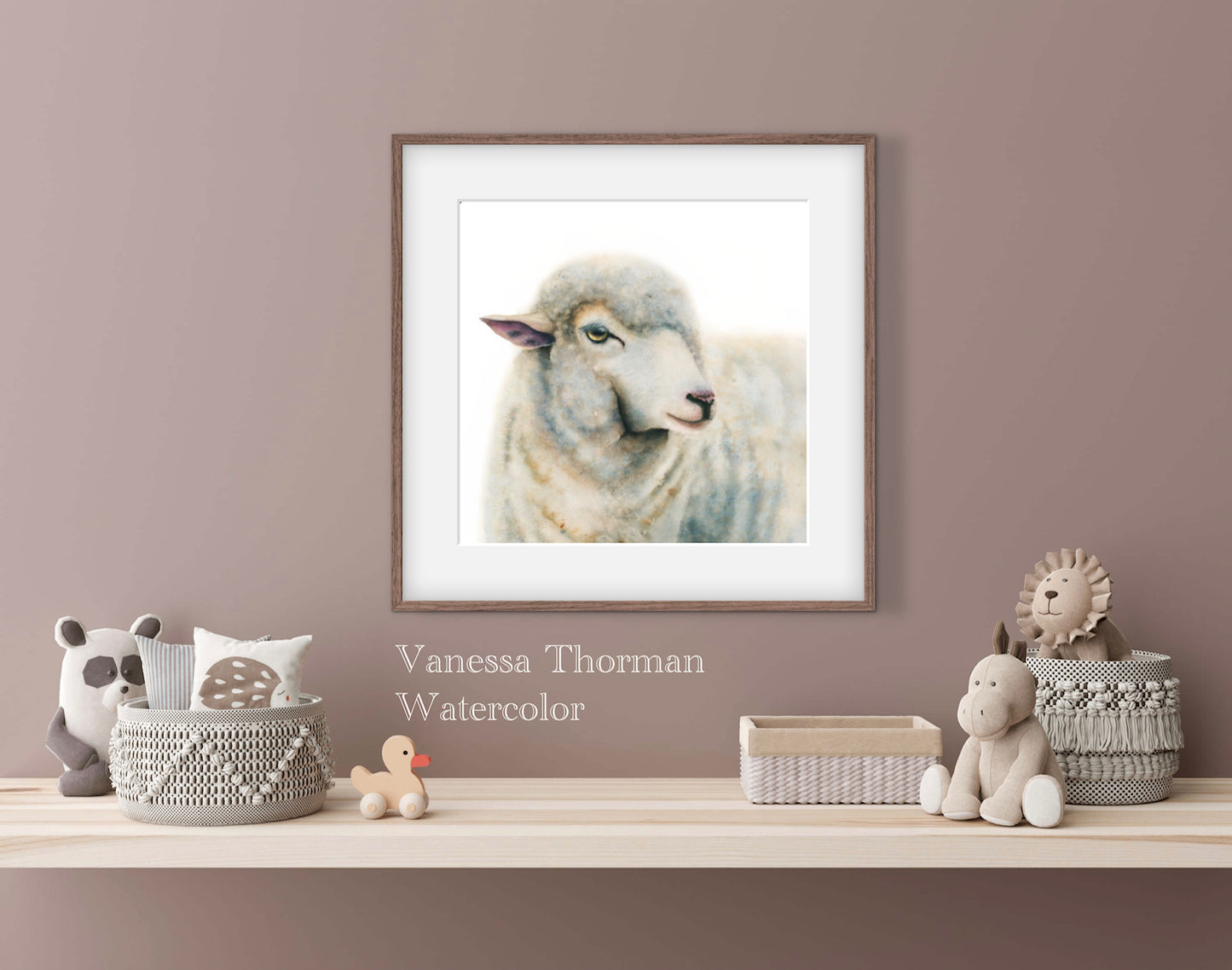 Duchess | Sheep Watercolor Fine Art Print