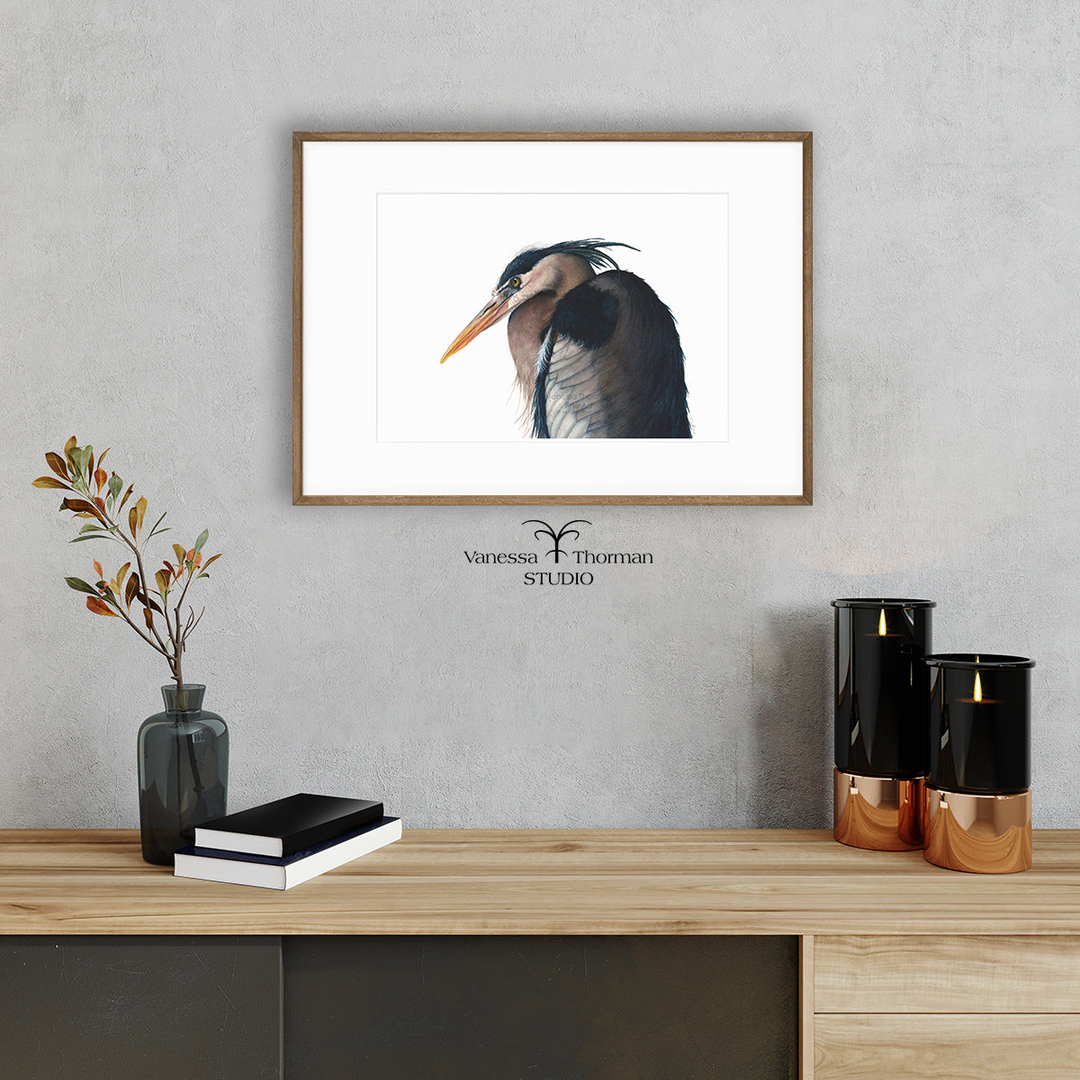 Great Blue Heron - Fine Art Print