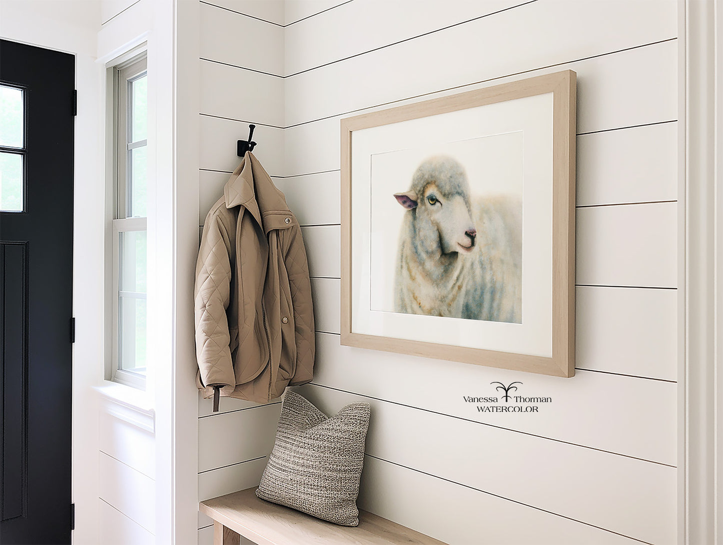 Duchess | Sheep Watercolor Art Print | Animal Art Giclée