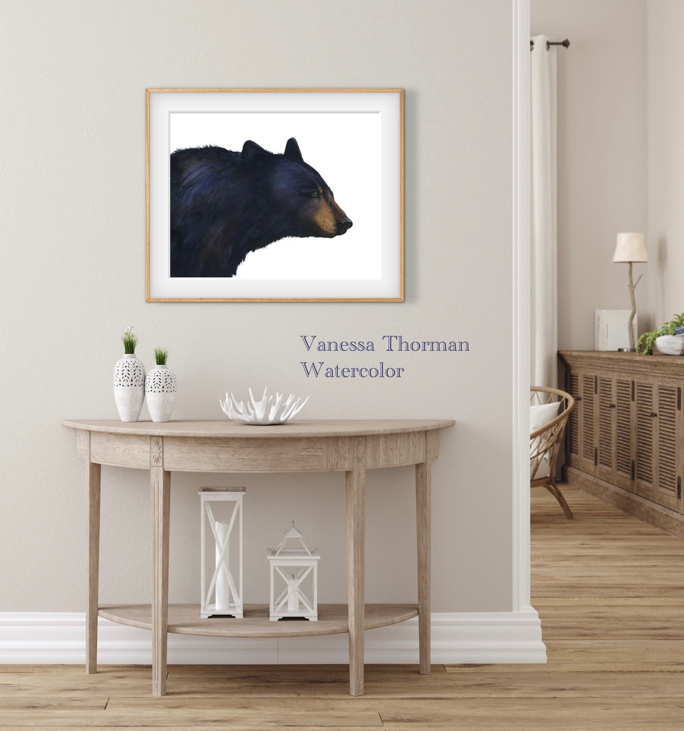 Shenandoah | Black Bear (Yellowstone) Watercolor Fine Art Print