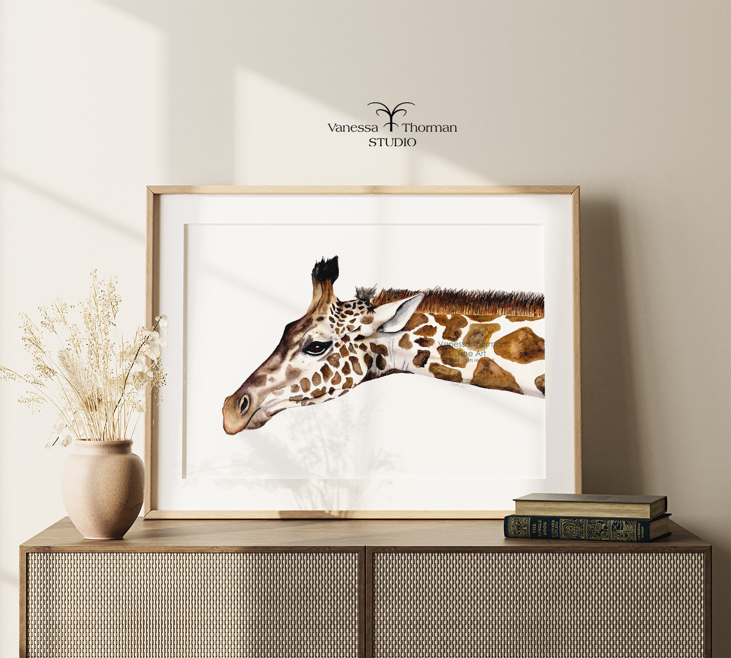 Giraffe Portrait - Fine Art Print