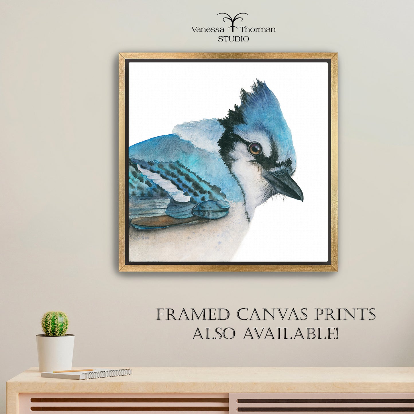 BOWIE | Blue Jay Fine Art Print