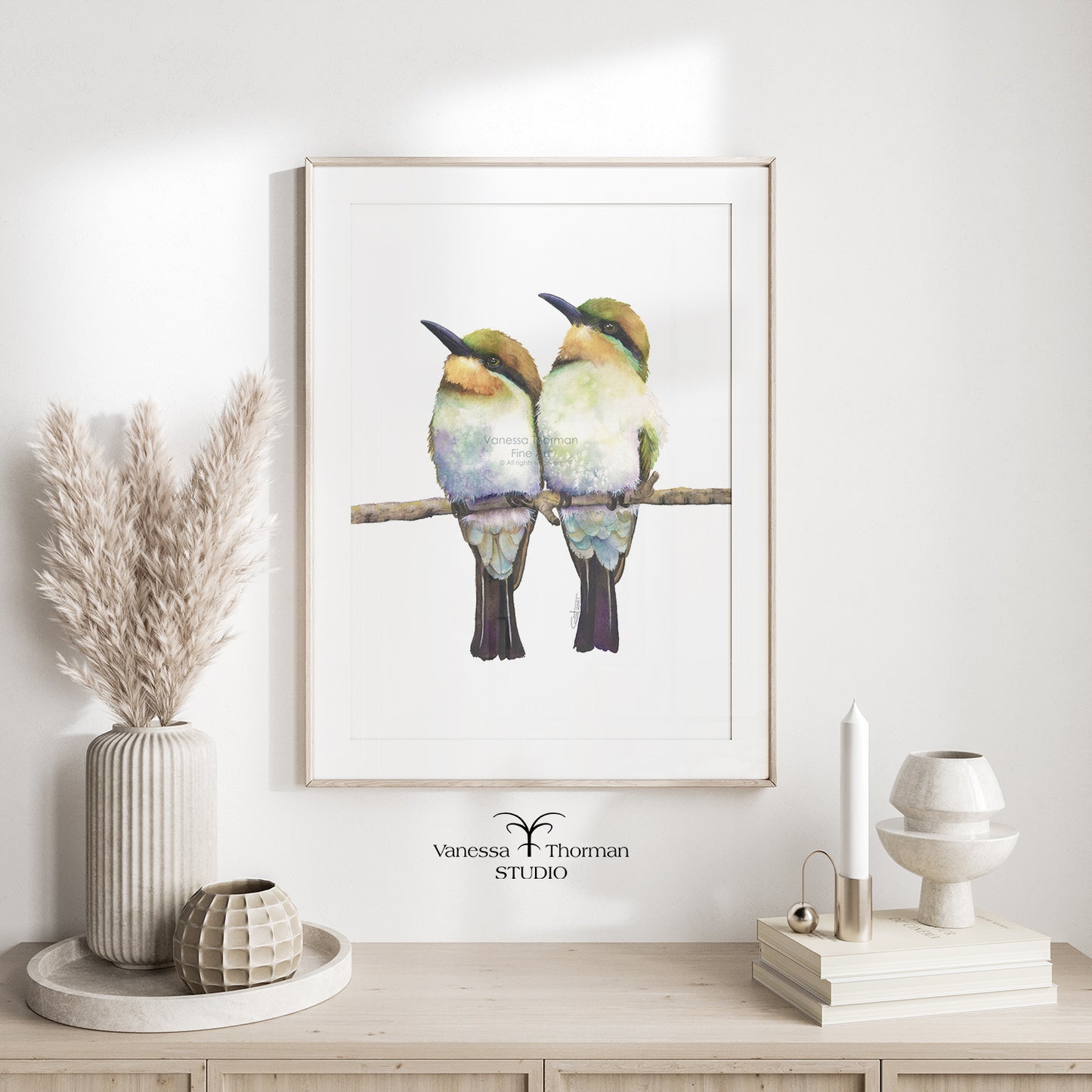 Rainbow Bee Eaters - Fine Art Print