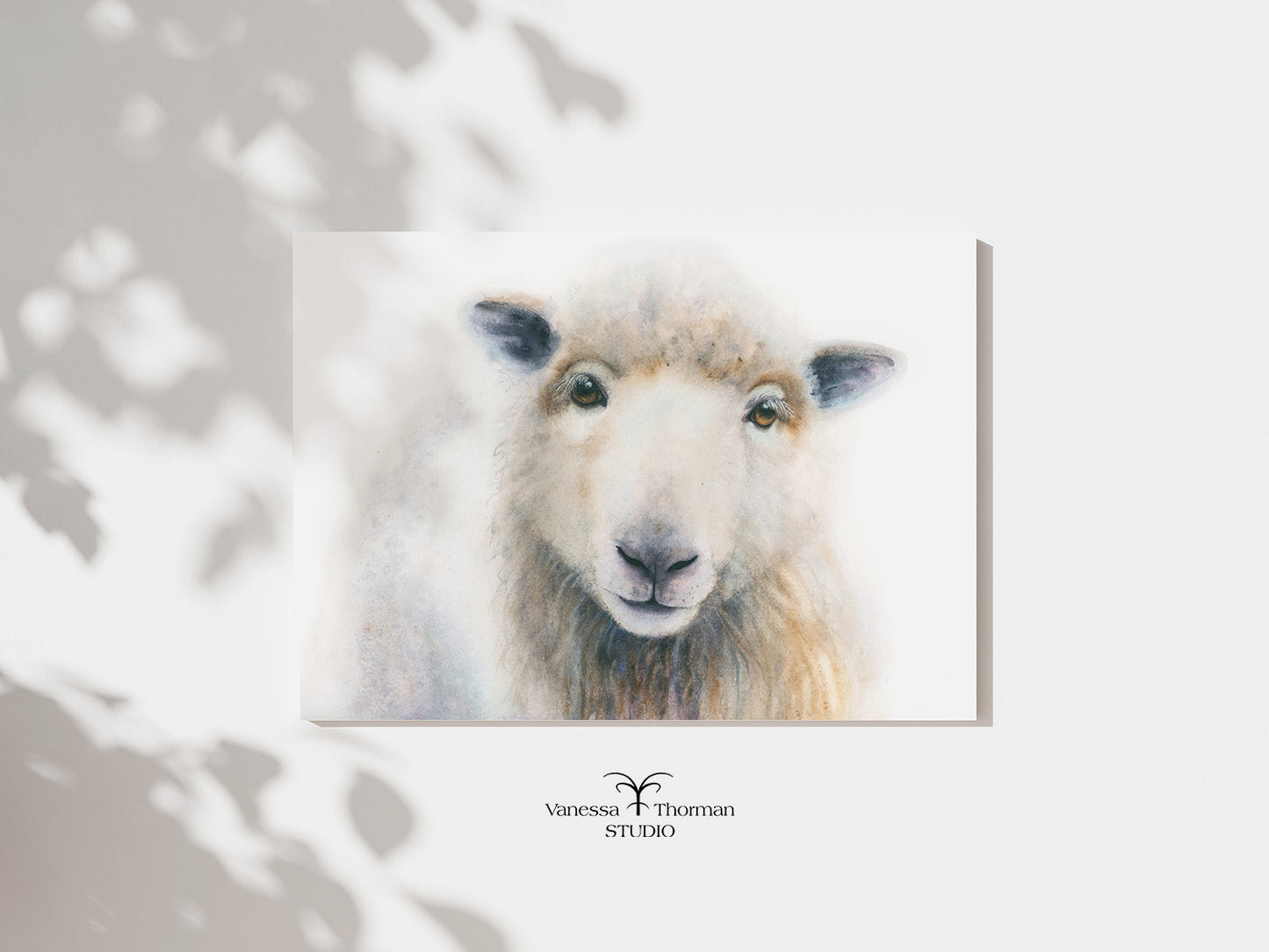 William | Sheep Watercolor Art Print | Animal Giclée Art