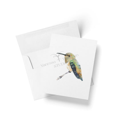 Hummingbirds - Set of Folded Note Cards
