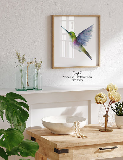 FIONA - Hummingbird Fine Art Print