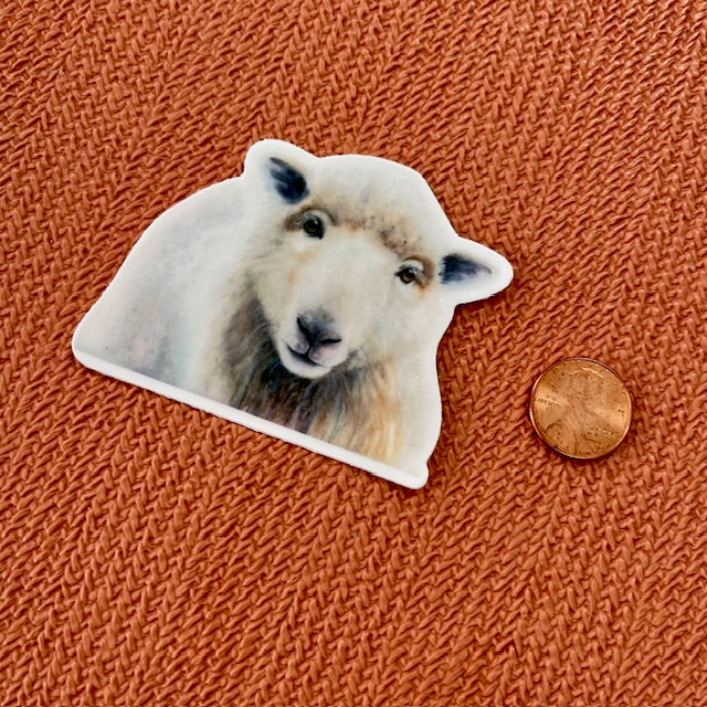 William the Sheep Sticker | Waterproof Vinyl 2.5"