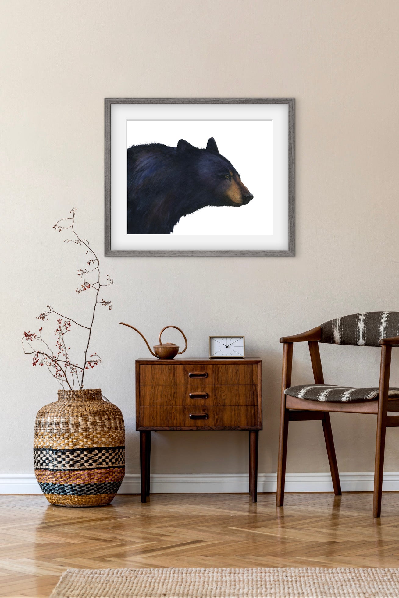 Shenandoah | Black Bear Watercolor Art Print | Animal Art Giclée
